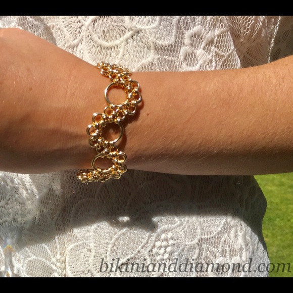 Handwoven 14K GF Chainmaille Bracelet NEW - Picture 3 of 6